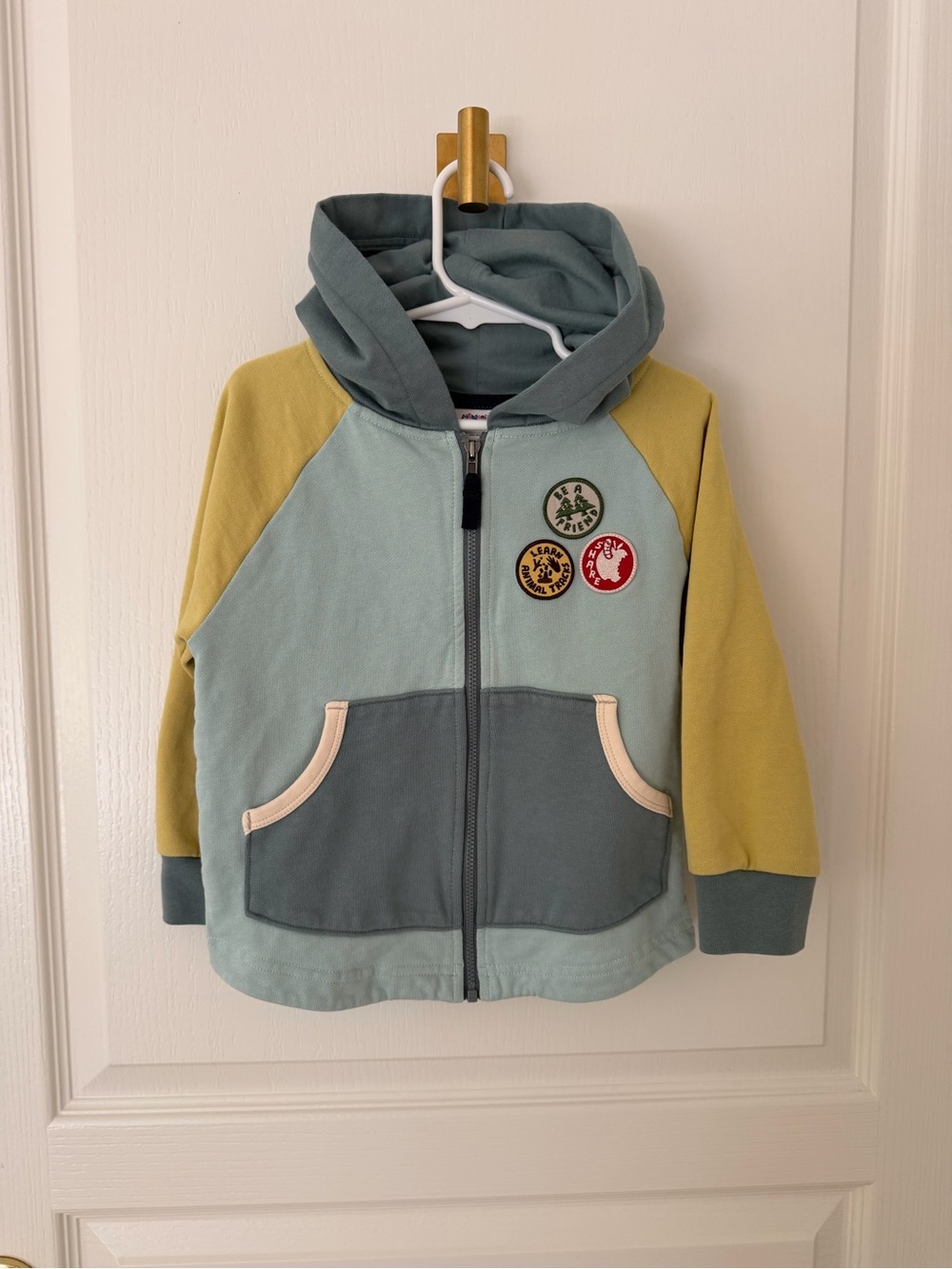 Patagonia Kids Colorblock Full-Zip Hoodie – Size 4T